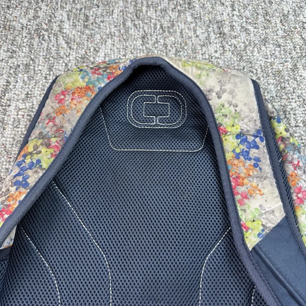 OGIO Laptop Backpack Bag Floral Multicolor School Work College - READ